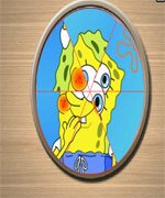 Puzzle rotund spongebob